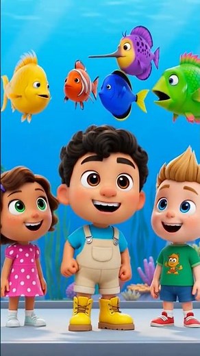 🐠 Can You Count All the Colorful Fish? 🌈 Fun Aquarium Counting Game | Geo Cartoon 3D