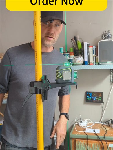 Laser Level Rod with Smooth Adjustability for Precision