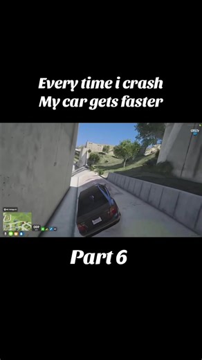 ⚠️not real⚠️ every time i crash My car gets faster wil i be able to escape the police #gta5 #roleplay #gta #police #gta6