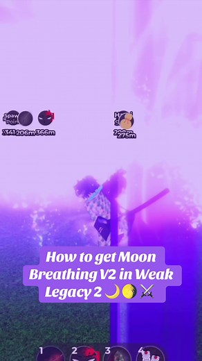 Obteniendo Moon Breathing V2 en Weak Legacy 2