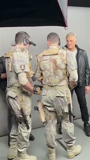 Jean Claude Van Damme Reunites With Dolph Lundgren For Expendable Photos ❤️😍 #dolphlundgren #jcvd