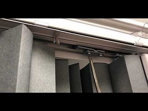 Adjusting the Moving Rail on a Honeycomb Shade Vertical Application