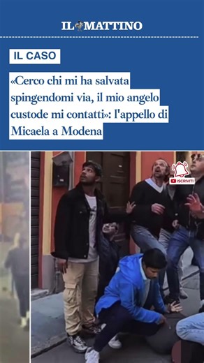 «Cerco chi mi ha salvata spingendomi via, il mio angelo custode mi contatti»