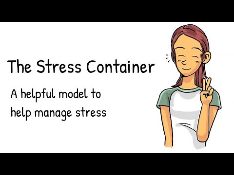 The Stress Container | A Helpful Model To Help Manage Stress & Support Mental Health.