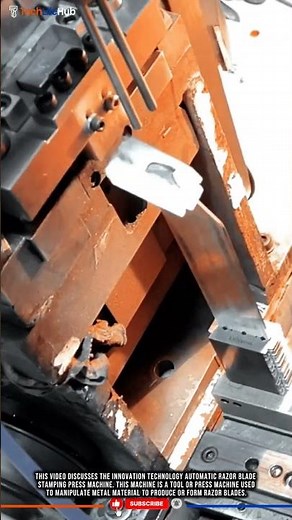 Innovation Technology Metal: Automated Razor Press, Sharp & High Precision.