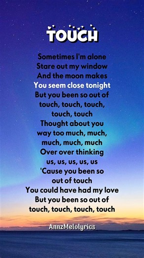 TOUCH SONG LYRICS - KATSEYE #katseye #lyrics #english #songlyrics #katseyeworld