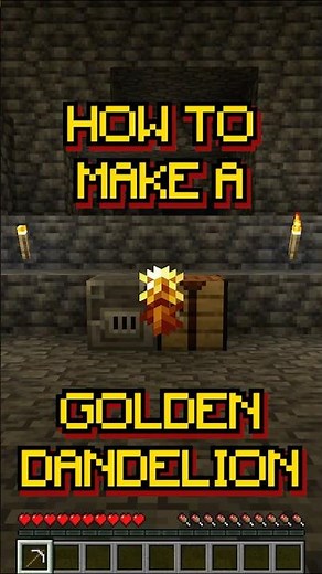 Minecraft: Golden Dandelion | Keep Mobs as Babies | Recipe 213 | New March '26