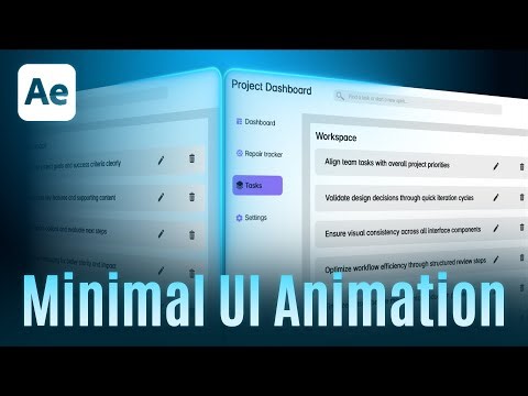 How to Make A Clean UI Dashboard Animation in After Effects