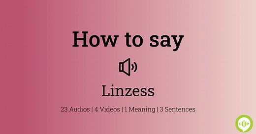 Linzess Pronunciation