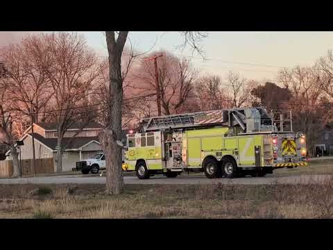 Fully Involved Structure Fire Response!!