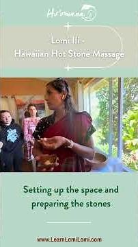 Lomi Ili Hawaiian Hot Stone Massage - Setting up the space and preparing the stones.
