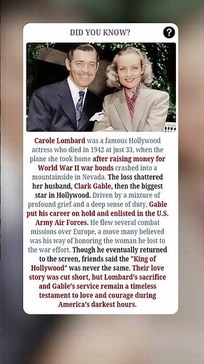 The Tragedy That Changed Clark Gable Forever