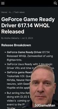 NVIDIA 617.14 Driver #nvidia #gamedriver #driver #rtx #dlss #gpu