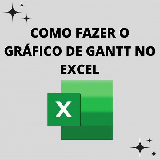 Como fazer o gráfico de gantt no Excel Selecione a área que deseja aplicar a formatação Página Inicial> Formatação Condicional> Nova Regra Selecione a opção Usar uma fórmula para determinar quais células devem ser formatadas Digite =e( Selecione a data do intervalo de tempo Digite >= Selecione a data de início da atividade Digite ; Selecione a data do intervalo de tempo Digite =$c4;f$1