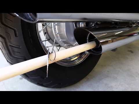How to Debaffle stock pipes exhaust on Suzuki Boulevard C50