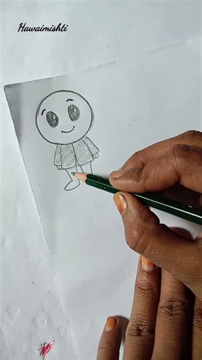 How to Draw a Simple and Cute Cartoon Character Step by Step Tutorial