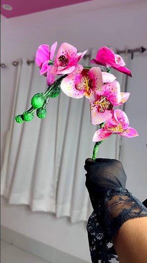 Paper Orchid flowers #rifanaartandcraft