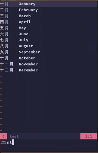In nvim, How did you add the line numbers? #linux #nvim