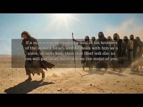Deut 24 - Divorce, Wages, and Gleaning Laws | UPDV Bible in 4K