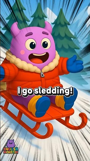 What Do You Do on a Snowy Day? ⛄ Learn Fun English Verbs!