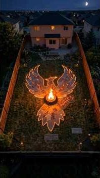 Phoenix Fire Garden Build 🔥 Backyard Transformation Timelapse