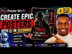 Create Stunning AI Posters for Social Media in Seconds No Design Skills Needed 🏞️ EP #449