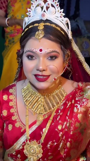 59K views · 510 reactions | Review fm 3rd bride of 28 th nov . Bridal booking open 9836676527 #bridalmakeup | Makeup Artist Dipanwita | Facebook