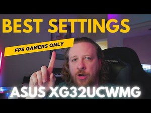 ASUS XG32UCWMG - Best Settings for FPS Gaming (CS2, Valorant, Overwatch).