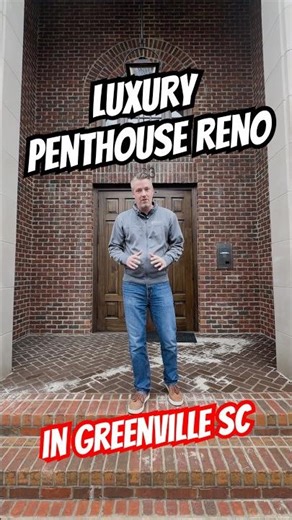 Tour this luxury penthouse remodel in Greenville SC! #condo #penthouse #greenvillesc