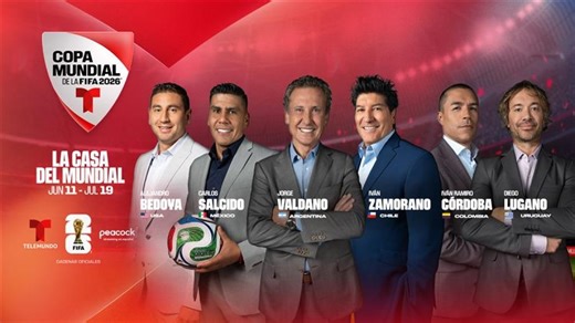 Telemundo anuncia más leyendas del fútbol para su equipo de comentaristas de la Copa Mundial