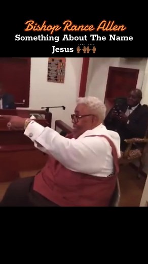 Bishop Rance Allen Singing Something About the Name of Jesus!!!! #ranceallen #somethingaboutthenamejesus #kirkfranklin #fyp #viral #holyghost