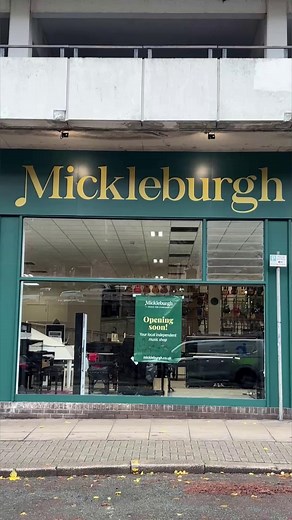 Mickleburgh is a 122-year-old independent shop selling musical instruments in Stokes Croft, but the team has recently packed up and moved all of its stock to its new shop underneath the West End Car Park on Berkeley Place, Clifton | Bristol.Live