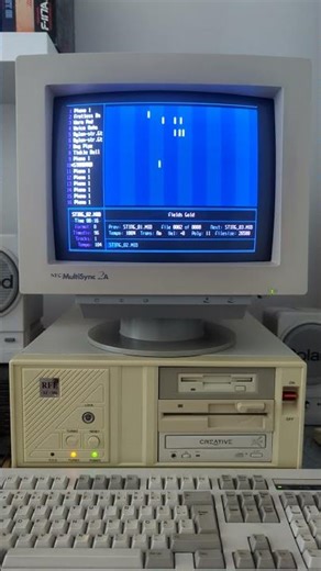 Roland SC-55 playing Pro MIDI files (Sting) #1990s #soundcanvas #midi #rolandsc55