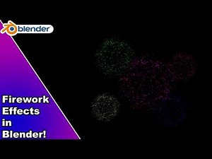 How to Create Stunning Realistic Firework Effects in Blender!