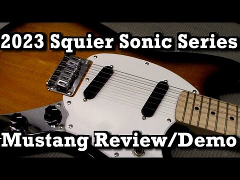 2023 Squier Sonic Series Mustang Review / Demo / 2 Tone Sunburst