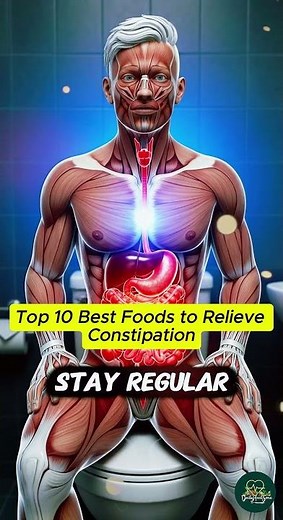 Top 10 Foods to Relieve Constipation Naturally!