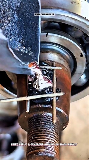 Quick Fix Solution for Broken Spi Mountings with Epoxy#shorts #satisfying #repair #mechanic #working