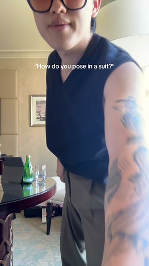 Mastering Classic Poses in a Suit