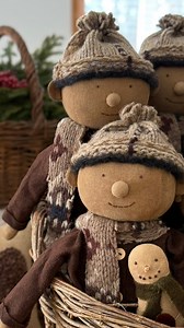 More restock previews!! ⛸️ Mark your calendars for Jan. 17 at noon EST and visit my new website ~ www.primitivepigfolkart.com I made more of my most favorite winter fellow ~ Gilbert! He’s holding a snowman friend and is dressed in a cozy knitted hat and scarf. I’m introducing Maeve my skater girl! She’s ready to spend the day on the ice and is holding a woolen heart, snowy branches, and needle-felted heart ornaments that I made. I also rug-punched some heart pillows! The wool yarn I used is amaz