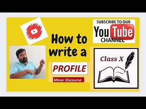 #PROFILE_WRITING(Minor Discourse) English Class 10th TS/AP/CBSE/ICSE/IASE useful 4 5th-9th Classes.
