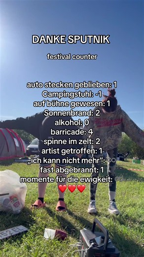 Danke an die netten zeltnachbarn die uns gerettet haben!! 💕 @SPUTNIK SPRING BREAK #ssb #sputnik #festival