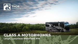 Meet the largest type of motorized RV: Class A Motorhomes 🤝 These luxurious RVs offer many home-style amenities and large storage capacities. See why three different RV owners ultimately decided to purchase a Class A RV and how a motorhome might be a good fit for you lifestyle. Click here to get your Class A questions answered: go.thorindustries.com/class-a-right-for-you | THOR Industries, Inc.