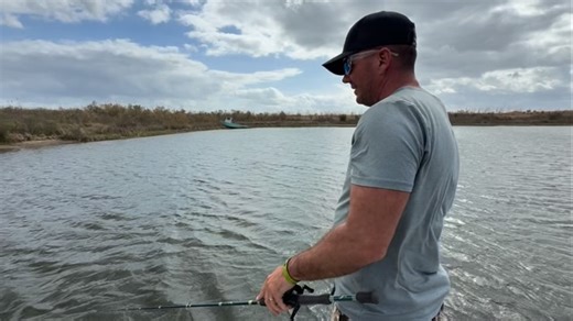 Fishing in the hurricane 🌀 yesterday from matrixshad.com | Chas Champagne