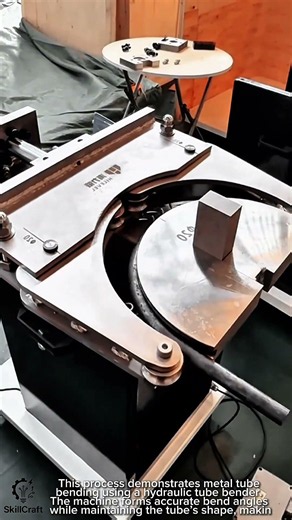 Metal Tube Bending Work Tool Using Hydraulic Tube Bender #worktool