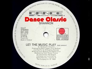 Shannon - Let The Music Play (Dub Version)