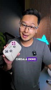 Esse CONTROLE É PERFEITO pros 30+! 8BitDo Pro 3