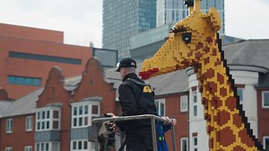 LEGOLAND Discovery Centre Birmingham has given its iconic giant giraffe statue a special makeover to celebrate Elton John’s gigs at the Utilita Arena this week. Elton will be playing the final UK dates of his record-breaking ‘Farewell Yellow Brick Road’ in Birmingham on June 8th, 10th and 11th. The tour sees Elton bid farewell to touring, after 50 years on the road. To celebrate Elton playing in Birmingham for the last time Michelle Thompson, Master Model Builder at LEGOLAND Discovery Centre Bir