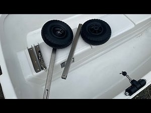 2馬力ボートに跳ね上げ式ドーリーつけてみた#ドーリー取り付け#2馬力ボート#マニアフィッシング