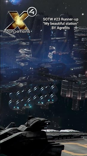 Beautiful X4 Space Screenshots - Screenshot of the Week 23 #x4foundations #shorts #gaming #pcgaming