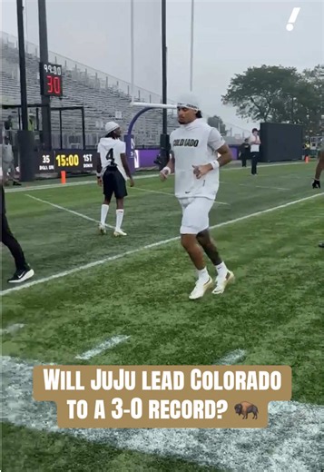 Colorado QB Julian Lewis ready to follow last week's 4-TD performance vs. Northwestern 🤔 #cfb #colorado #coloradobuffaloes #coachprime #northwestern